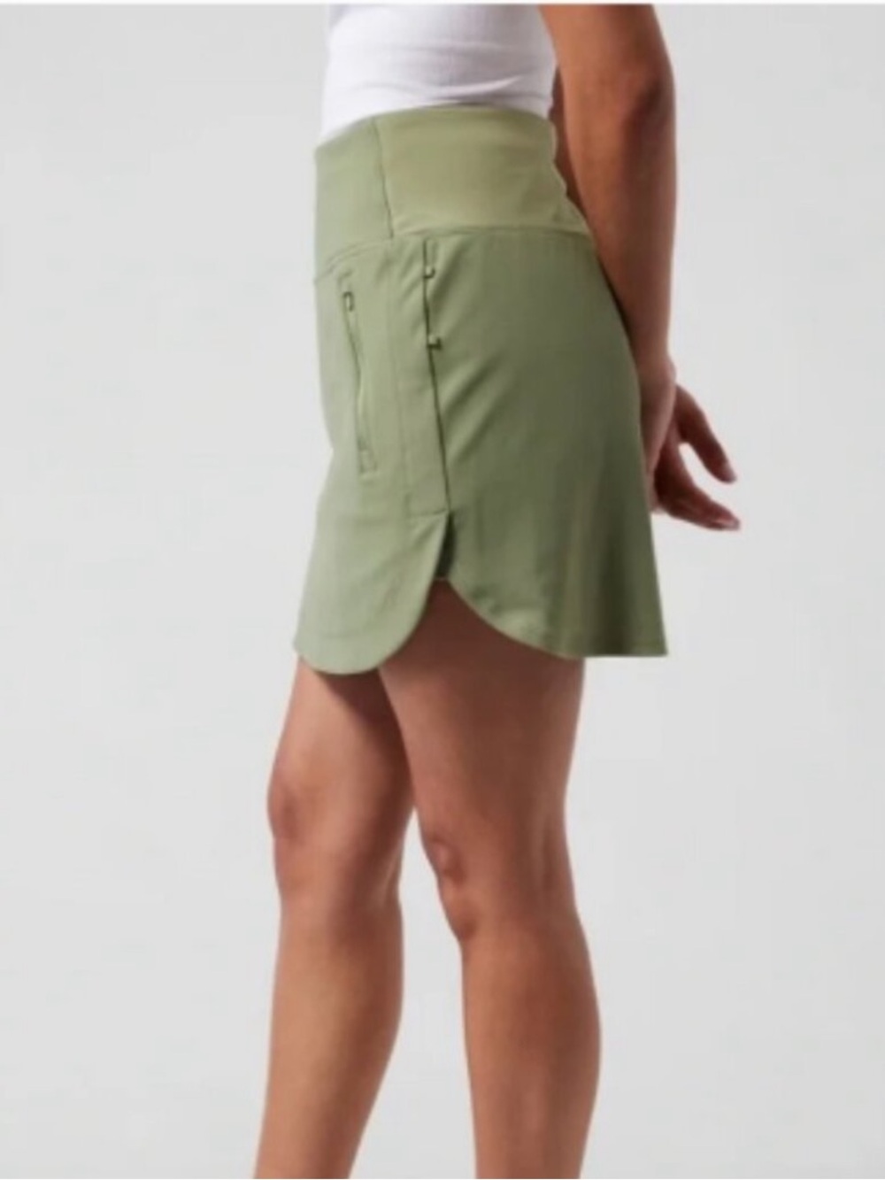 Athleta Fairway Golf Skort 6 inch Sage Green - Picture 2 of 10